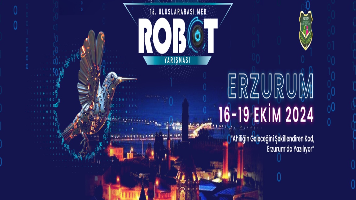 4 robot, 1 serbest proje ile 16. Uluslararası MEB Robot Yarışmasındayız!